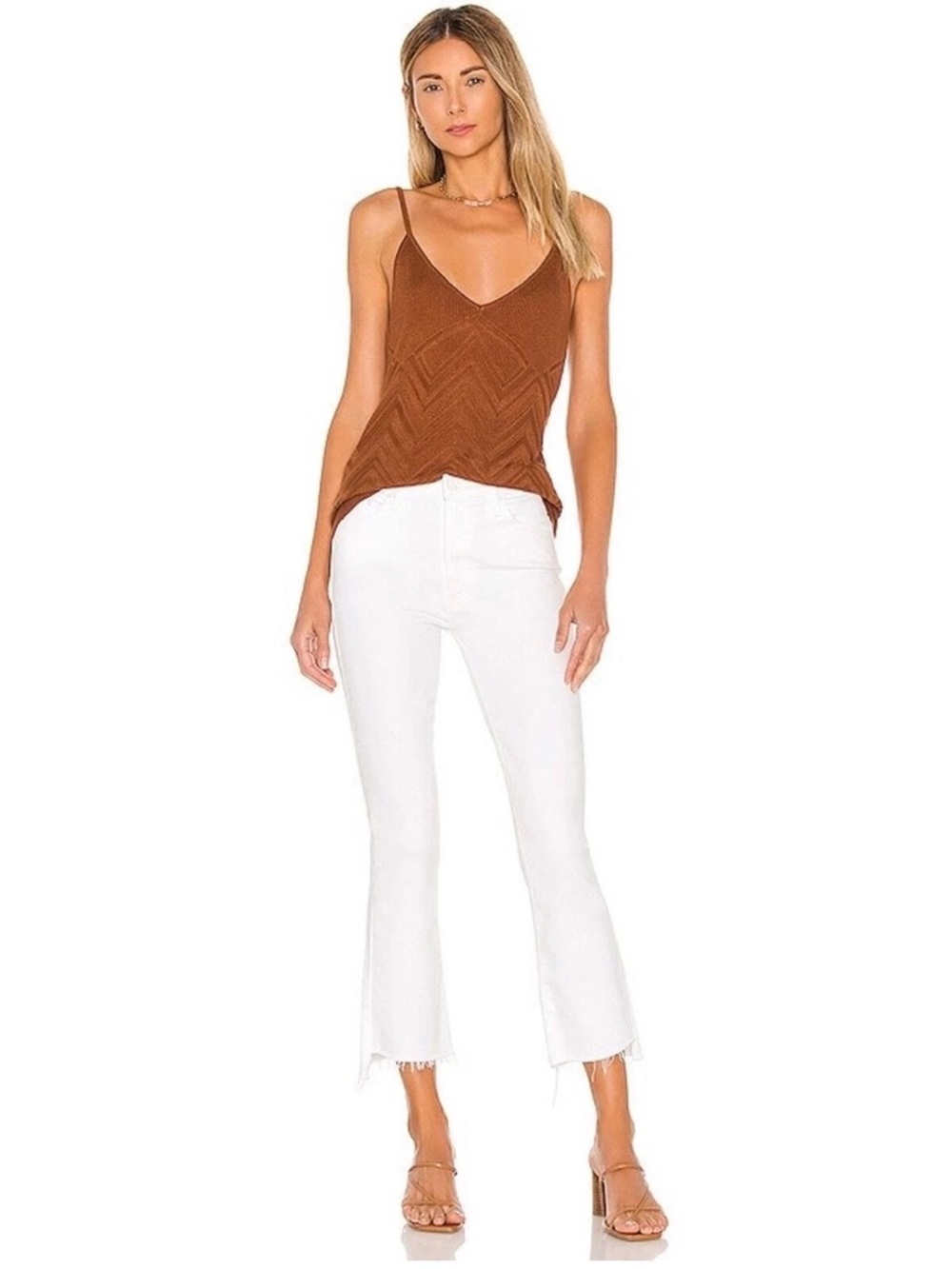 NWT Mother Inside Crop Step Frey